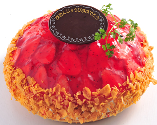 バースデーケーキ・苺の生パイ